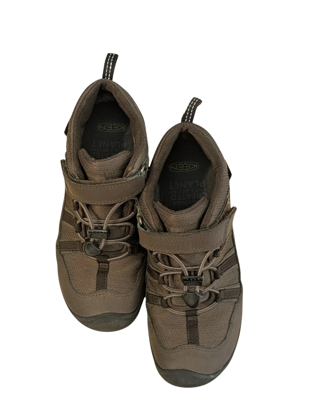 Waterproof KEEN Hikeport 2 Mid Hiking Boots Youth Size 4 Brown